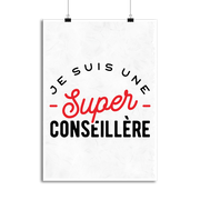 Affiche une super conseillère