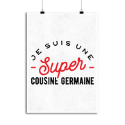 Affiche une super cousine germaine