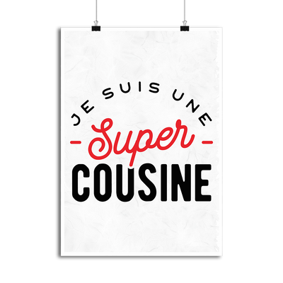 Affiche une super cousine