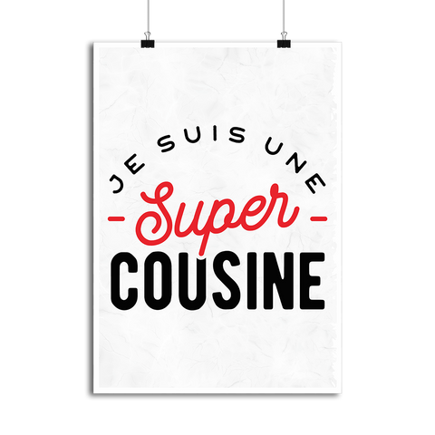 Affiche une super cousine