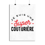 Affiche une super couturière