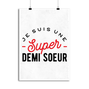 Affiche une super demi soeur