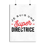 Affiche une super directrice