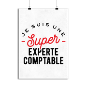 Affiche une super experte comptable