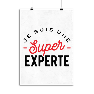 Affiche une super experte