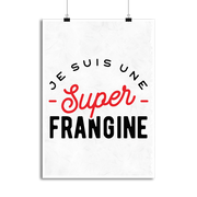 Affiche une super frangine