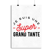 Affiche une super grand tante