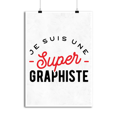 Affiche une super graphiste