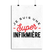 Affiche une super infirmière