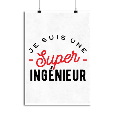 Affiche une super ingénieur