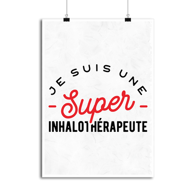 Affiche une super inhalothérapeute