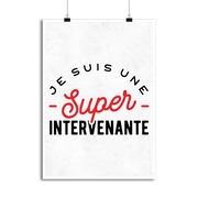Affiche une super intervenante
