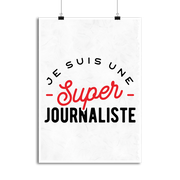 Affiche une super journaliste