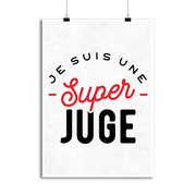 Affiche une super juge