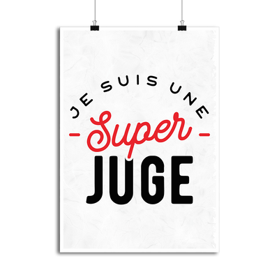Affiche une super juge
