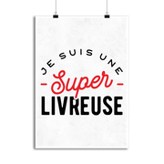 Affiche une super livreuse