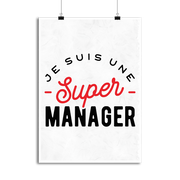 Affiche une super manager