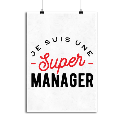 Affiche une super manager