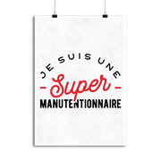 Affiche une super manutentionnaire