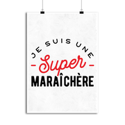 Affiche une super maraîchère