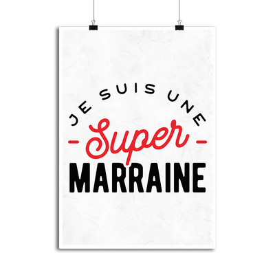 Affiche une super marraine