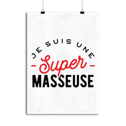 Affiche une super masseuse