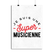 Affiche une super musicienne