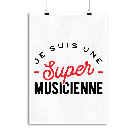 Affiche une super musicienne