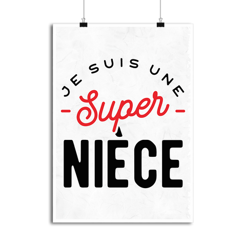 Affiche une super nièce