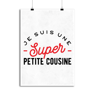 Affiche une super petite cousine