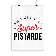 Affiche une super pistarde