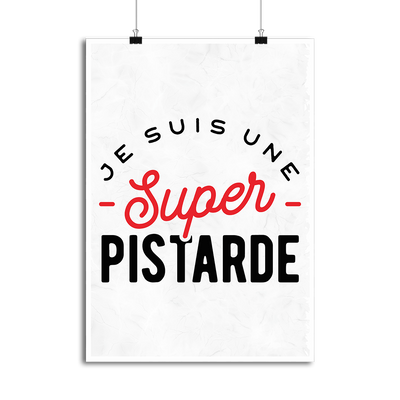 Affiche une super pistarde