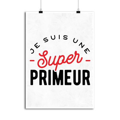 Affiche une super primeur