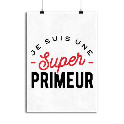 Affiche une super primeur