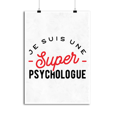 Affiche une super psychologue