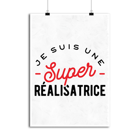 Affiche une super réalisatrice