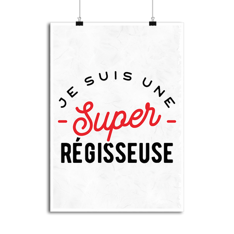Affiche une super régisseuse