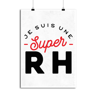 Affiche une super rh