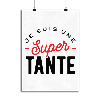 Affiche une super tante