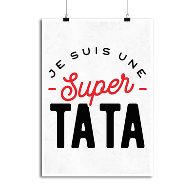 Affiche une super tata