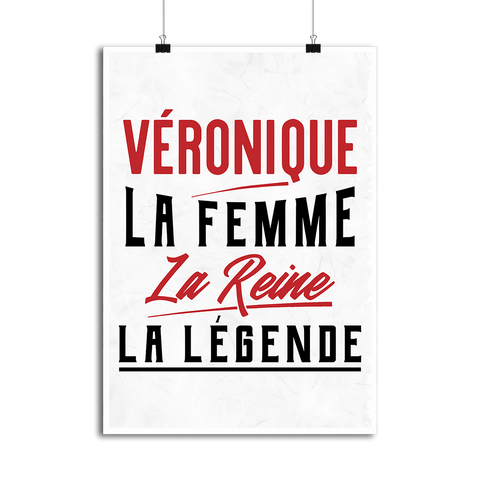 Affiche véronique la femme la reine la légende