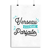 Affiche verseau ascendant parfaite