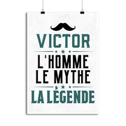 Affiche victor l'homme le mythe la légende