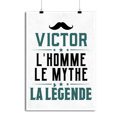 Affiche victor l'homme le mythe la légende