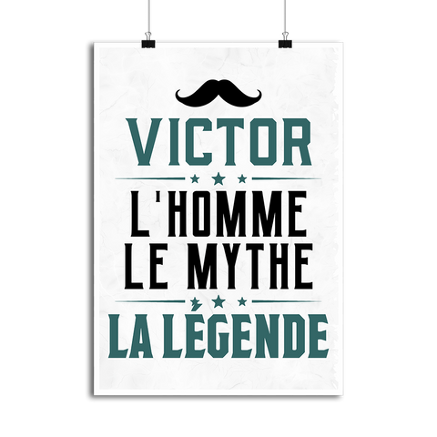 Affiche victor l'homme le mythe la légende