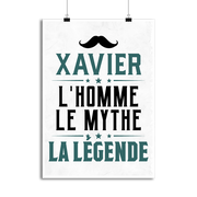 Affiche xavier l'homme le mythe la légende