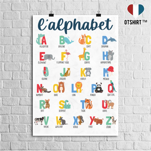 Affiche alphabet