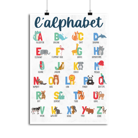 Affiche alphabet