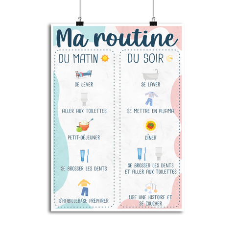 Affiche ma routine