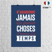 Affiche n'abandonne jamais